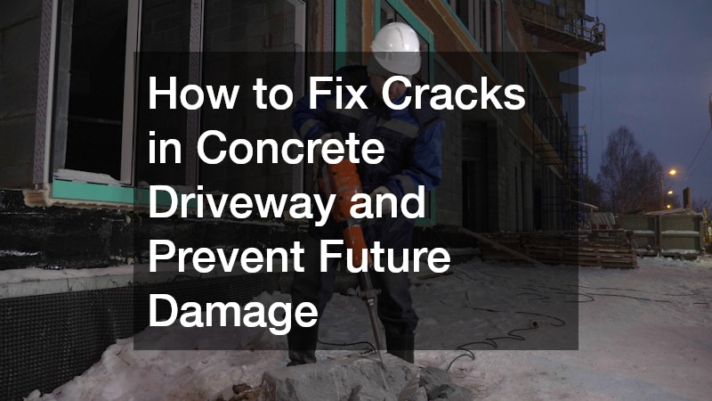 How to Fix Cracks in Concrete Driveway and Prevent Future Damage